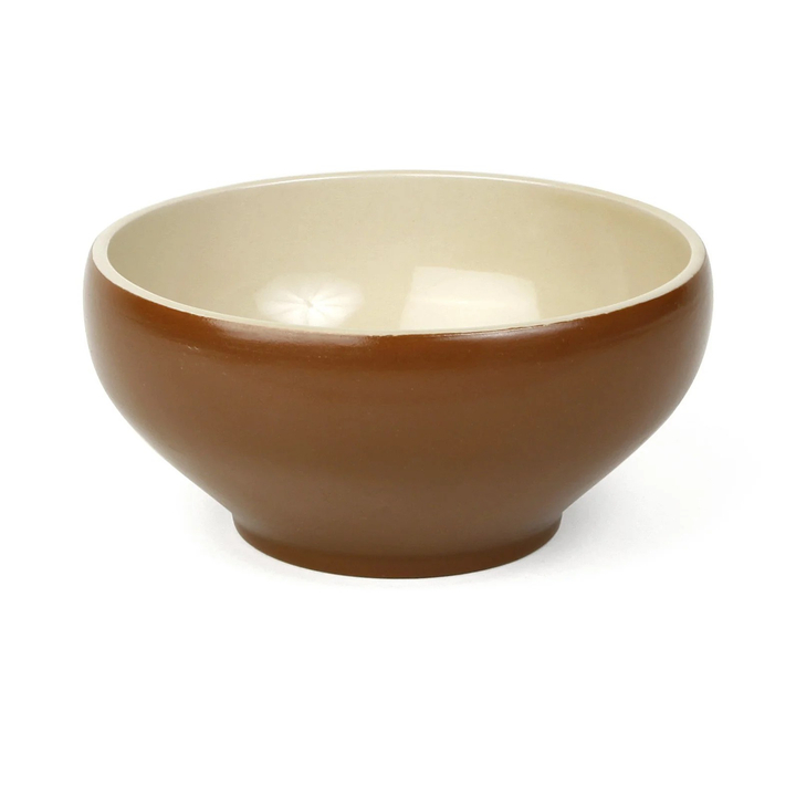 Miska ceramiczna PROVENCE, okrągła, średnica 15cm, pojemność 60cl, brązowa, XANTIA 20210