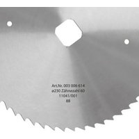 Tarcza tnąca do piły rozbiorowej EFA 86, EFA 186, SK 23 WB, typ C, 60 zębów, śr. 230 mm, EFA 3006614