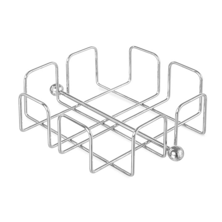 Serwetnik z drutu chromowanego, wym. 19x19x6,5 cm, Hendi 428528