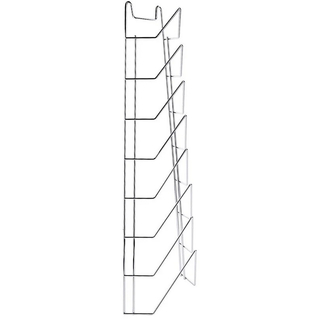 Wieszak na 8 pokryw, uchwyt nierdzewny do pokrywek, szerokość 23 cm, chromowany, model 7568/680