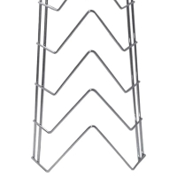 Wieszak na 8 pokryw, uchwyt nierdzewny do pokrywek, szerokość 23 cm, chromowany, model 7568/680