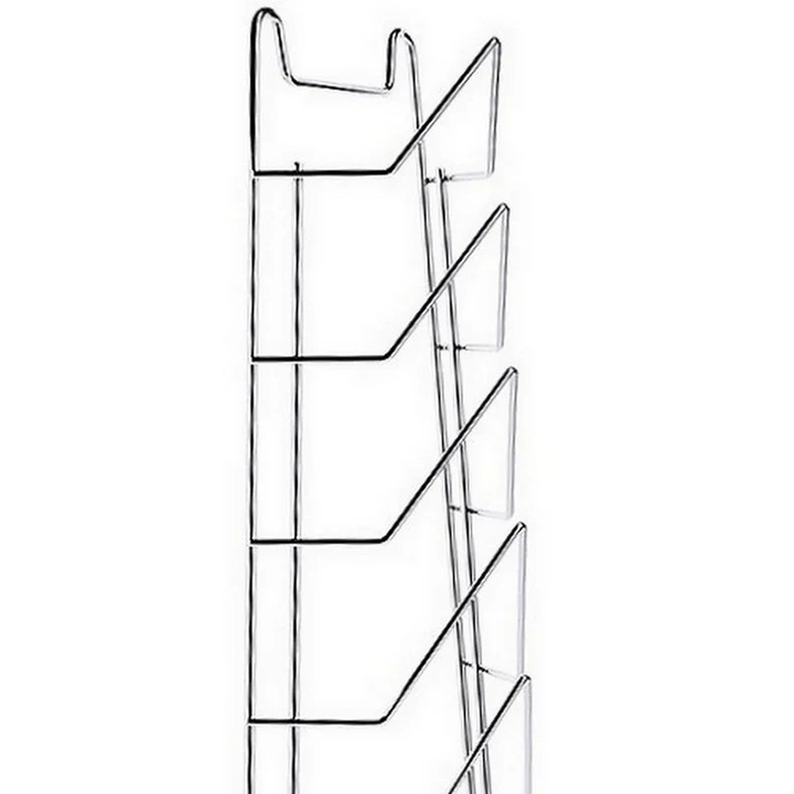 Wieszak na 8 pokryw, uchwyt nierdzewny do pokrywek, szerokość 23 cm, chromowany, model 7568/680