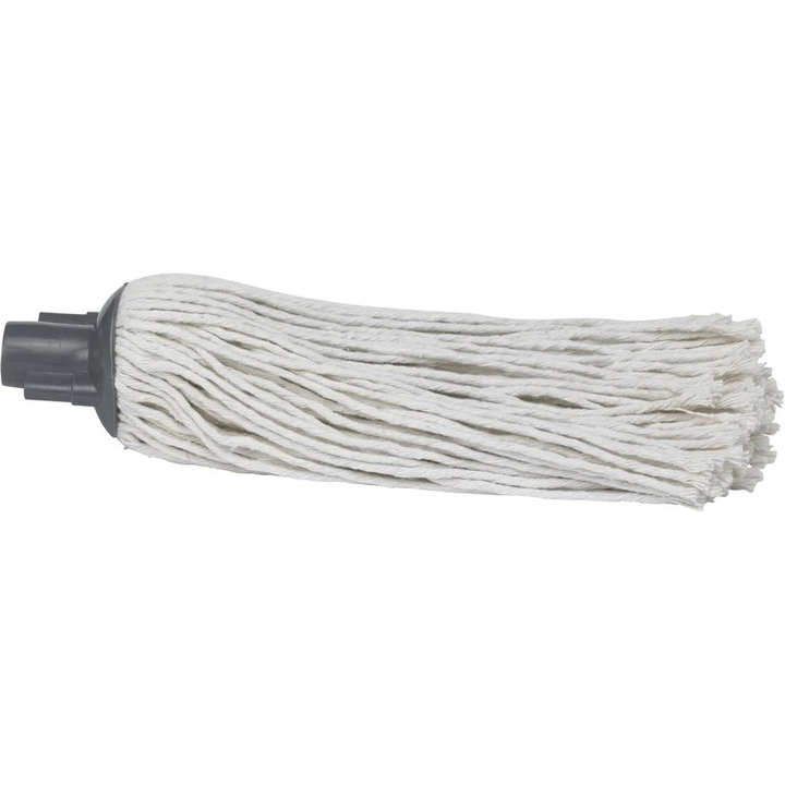 Mop z bawełny do mycia podłogi, 250 gram, biały, długość 320 mm, VIKAN 372518