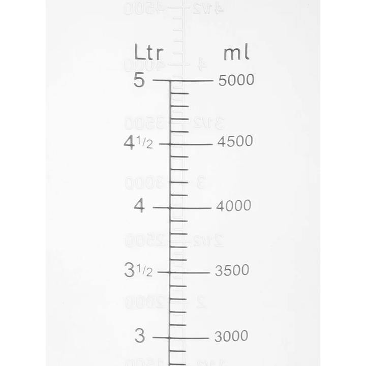 Miarka kuchenna z podziałkami, z polipropylenu, poj. 5 l, HENDI 567500