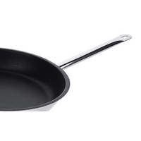 Patelnia Non-Stick do smażenia, powłoka PTFE i uchwyt dodatk., śr. 36cm, nierdzewna, model 2013/360