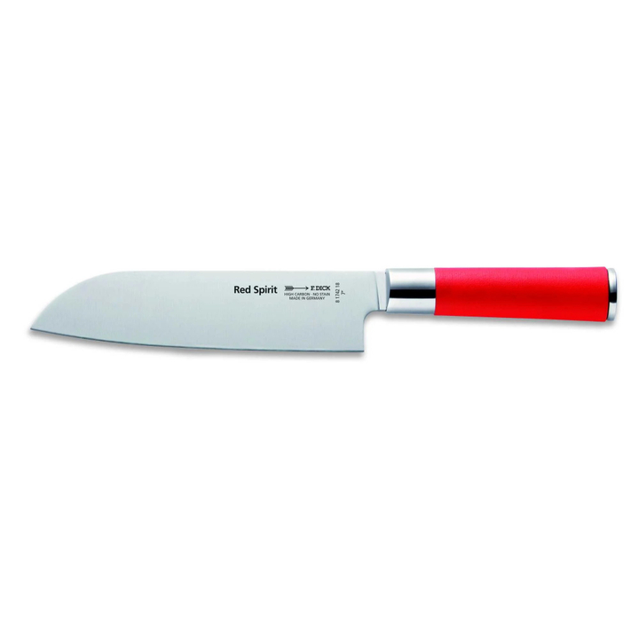 Nóż Szefa Kuchni SANTOKU seria RED SPIRIT, długość 18 cm, nierdzewny, czerwony, DICK 8174218