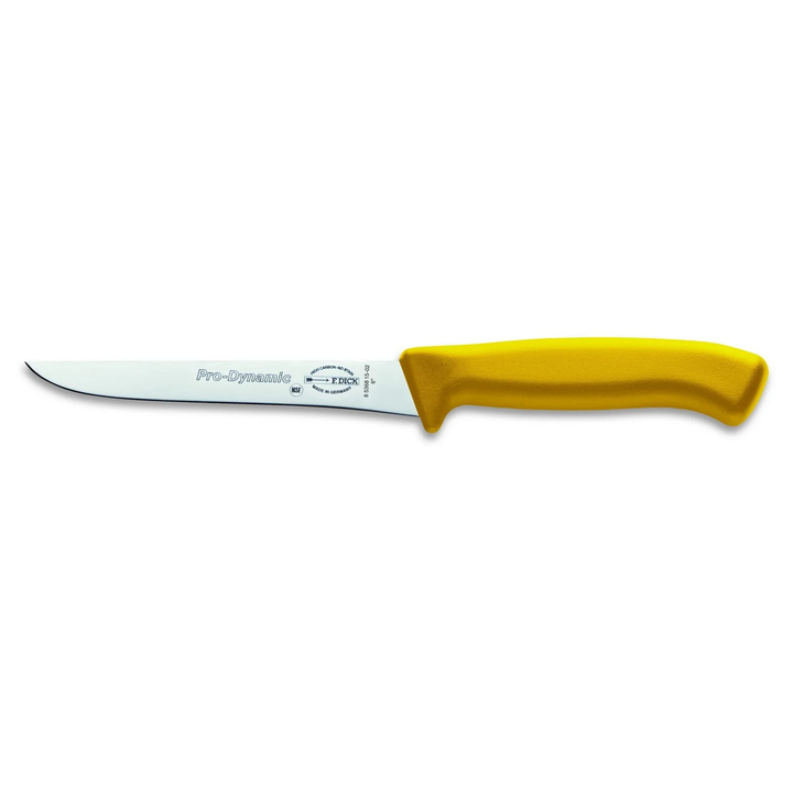 Nóż do trybowania ProDynamic HACCP, sztywne ostrze, 15 cm, żółty, DICK 8536815-02