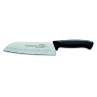 Nóż japoński Santoku ProDynamic, ostrze ryflowane, długość 18cm, czarny, DICK 8544218K