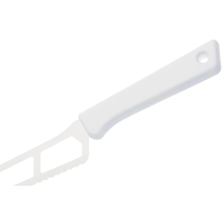 Nóż do sera miękkiego, sera topionego, ząbkowany, 15cm, nierdzewny, biały, GIESSER 9655 15 w Nóż do sera miękkiego, sera topionego, ząbkowany, 15cm, nierdzewny, biały, GIESSER 9655 15 w