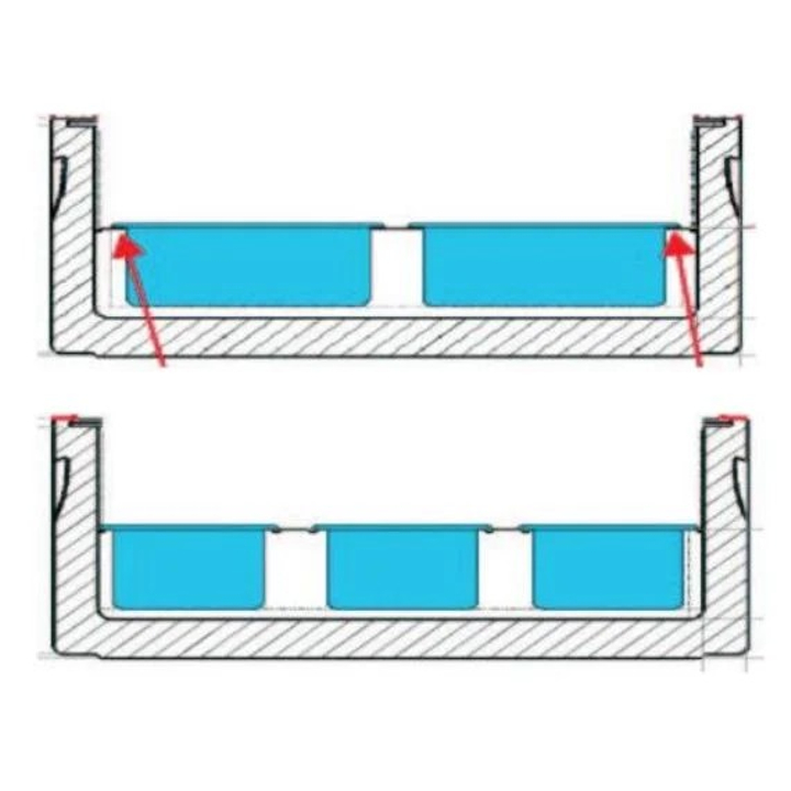 Pojemnik izotermiczny do lodów z termometrem THERMOHAUSER, do kuwet 36x16 cm i 36x25 cm - 8300006617