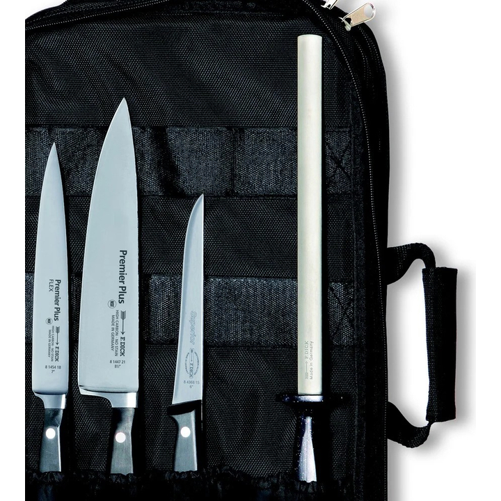 Zestaw noży w torbie Culinary Bag, 8 częściowy komplet kucharski w czarnej torbie, DICK 8101790