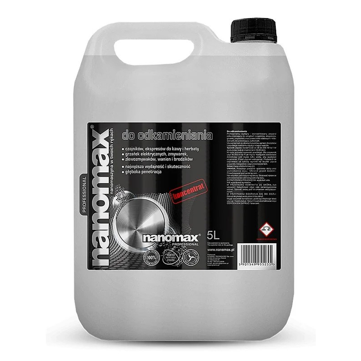 Środek do odkamieniania NANOMAX PROFESSIONAL, poj. 5 l