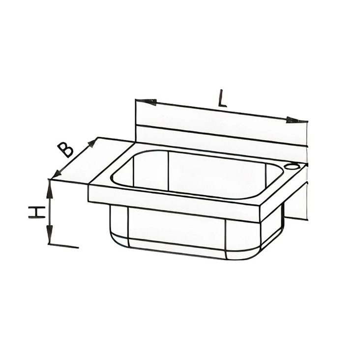 Umywalka niezabudowana 400 x 295mm E 2630