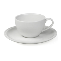 Filiżanka LETHO do espresso, z porcelany kostnej, pojemność 8cl/ 80 ml, biała, EXXENT 26264