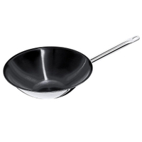 Patelnia Wok Non-Stick z płaskim dnem, polerowana, nieprzywierająca, 36 cm, poj. 5l, model 523/360