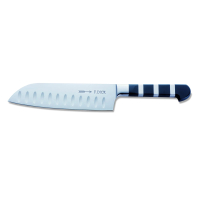 Nóż japoński Santoku, seria 1905, ostrze ryflowane, 18 cm, nierdzewny, czarny, DICK 8194218K