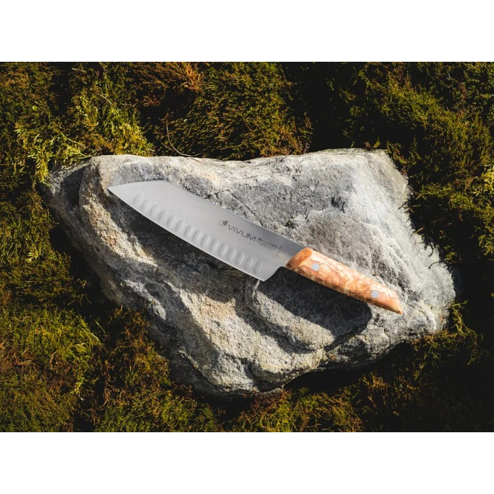 Nóż santoku VIVUM, japoński, nierdzewny, długość ostrza 18 cm, DICK 83642182KH