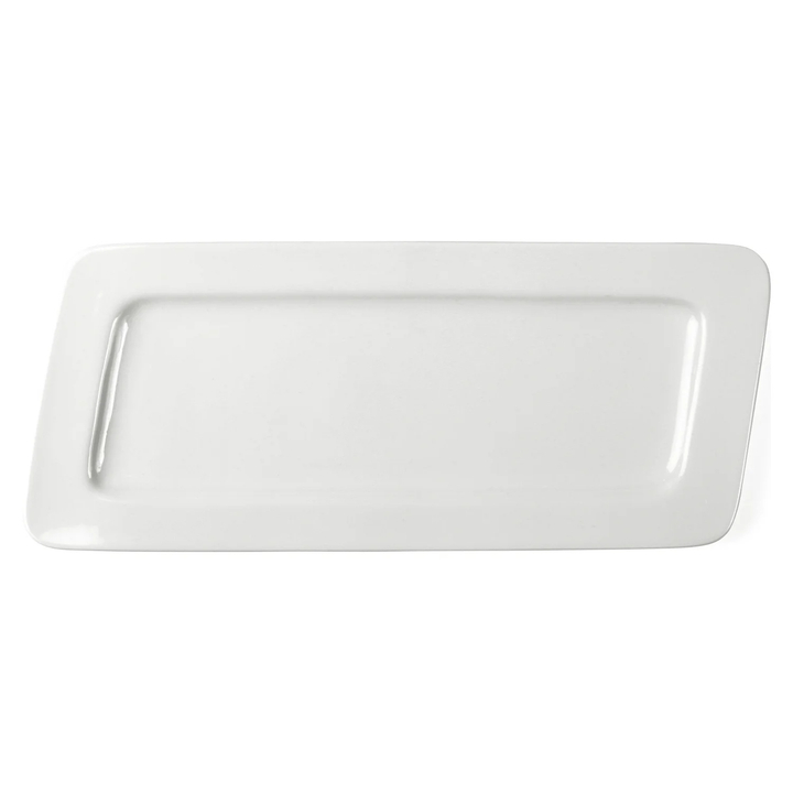 Półmisek 31x13cm prostokątny biały porcelanowy