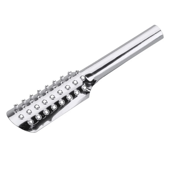 Skrobak ze stali nierdzewnej do ryb, szerokość 5 cm, długość całkowita 21 cm, model 2228/210 Skrobak ze stali nierdzewnej do ryb, szerokość 5 cm, długość całkowita 21 cm, model 2228/210