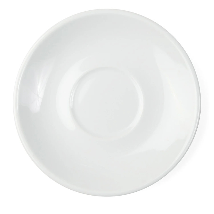 Spodek CUPIDO do kawy, porcelanowy, średnica 14cm, biały, BBM 26421 Spodek CUPIDO do kawy, porcelanowy, średnica 14cm, biały, BBM 26421