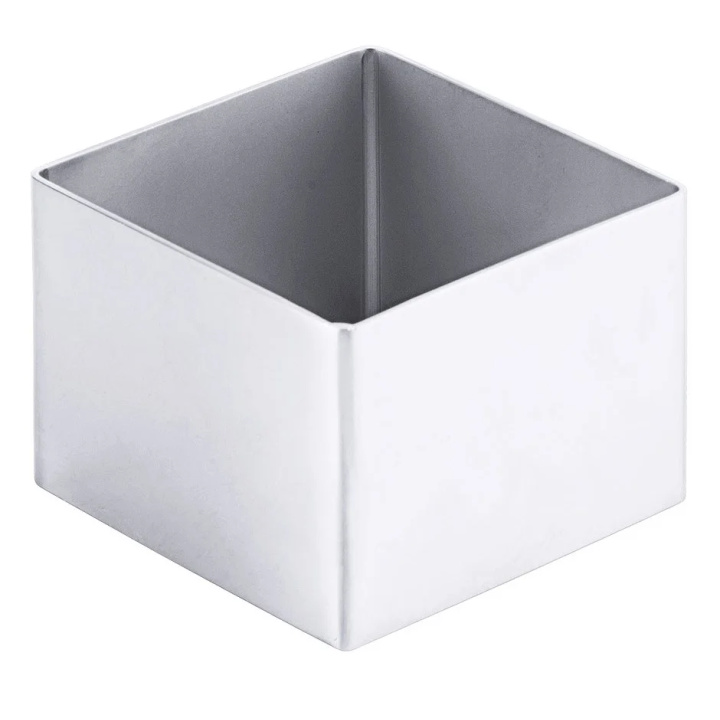 Rant kwadratowy, nierdzewny, 6x6 cm, wysokość 4,5cm, model 689/066 Rant kwadratowy, nierdzewny, 6x6 cm, wysokość 4,5cm, model 689/066