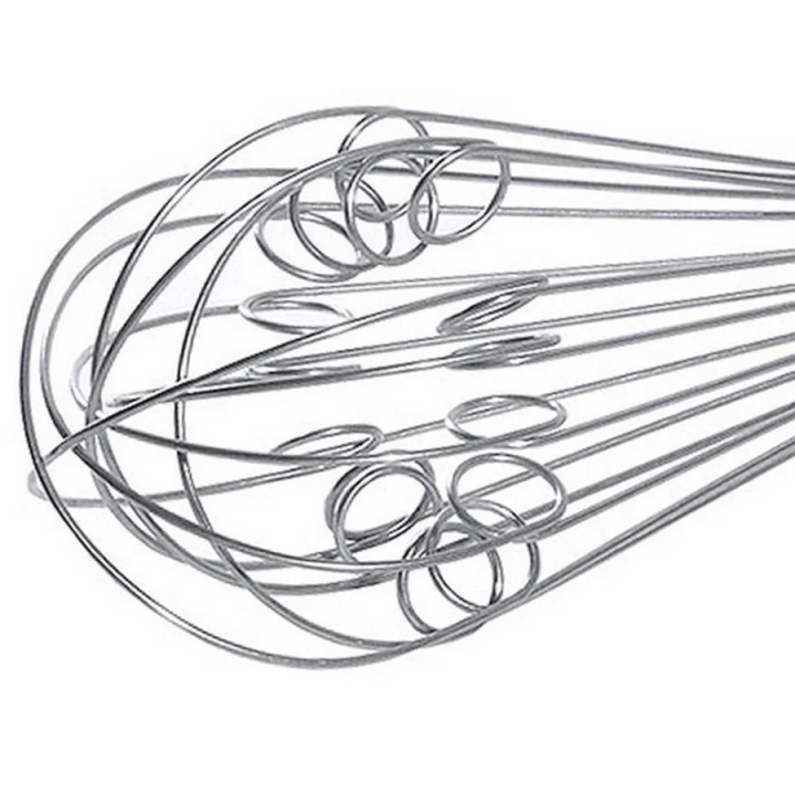 Rózga, trzepaczka z elementem spiralnym, 16 wrzecion, długość 45 cm, nierdzewna, model 827/450