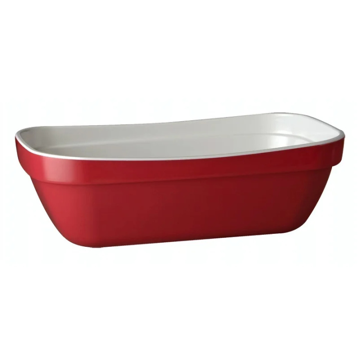 Miska prostokątna BASKET GN 1/4, z melaminy, czerwono-biała, poj. 1,4 l, APS 84005 Miska prostokątna BASKET GN 1/4, z melaminy, czerwono-biała, poj. 1,4 l, APS 84005
