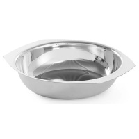 Miseczka z rączkami na warzywa/surówkę, nierdzewna, średnica 16 cm, Hendi 401200