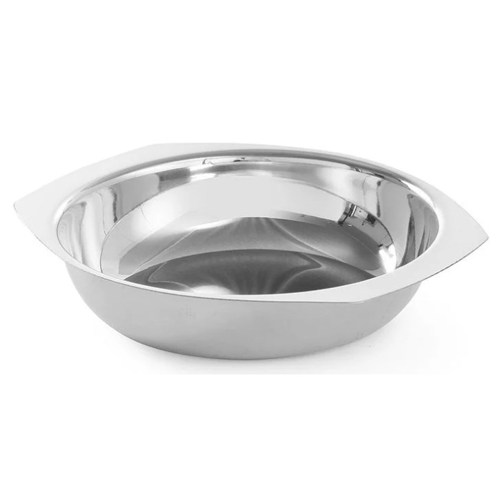 Miseczka z rączkami na warzywa/surówkę, nierdzewna, średnica 16 cm, Hendi 401200