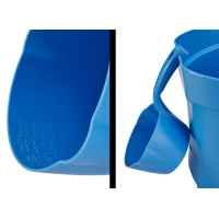 Czerpak ergonomiczny z uchwytem, polipropylenowy, różowy, poj. 1 l, VIKAN 56811