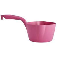 Czerpak ergonomiczny z uchwytem, polipropylenowy, różowy, poj. 1 l, VIKAN 56811