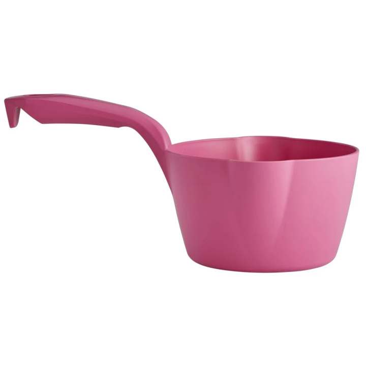 Czerpak ergonomiczny z uchwytem, polipropylenowy, różowy, poj. 1 l, VIKAN 56811