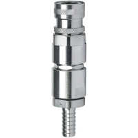 Złączka przeciwzwrotna SafeOne, 1/2 cala, mosiężna, chromowana, dł. 135 mm, VIKAN 9340 (Q)