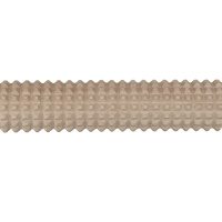 Wałek z drewna bukowego do ciasta, z wypustkami, karbowany, długość całk. 43 cm, EXXENT 65509