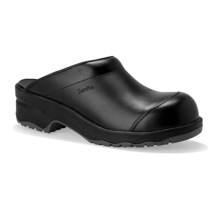Chodaki robocze ze stalowym noskiem ochronnym, otwarte, rozm. 45, czarne, Sanita SAN NITRIL SB Chodaki robocze ze stalowym noskiem ochronnym, otwarte, rozm. 45, czarne, Sanita SAN NITRIL SB