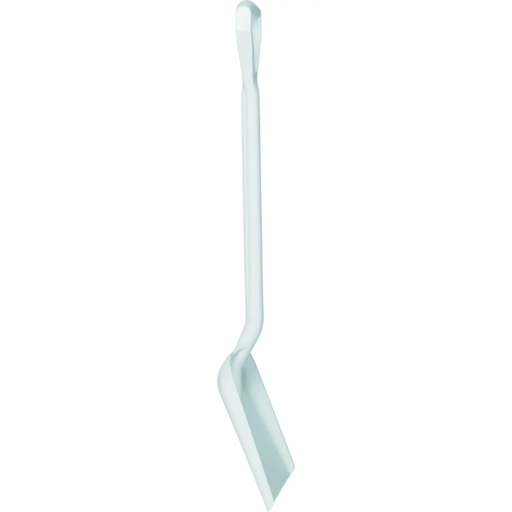 Łopata higieniczna z uchwytem typu D, 327 x 271 x 50 mm, biała, długość 1040 mm, VIKAN 56255 Łopata higieniczna z uchwytem typu D, 327 x 271 x 50 mm, biała, długość 1040 mm, VIKAN 56255