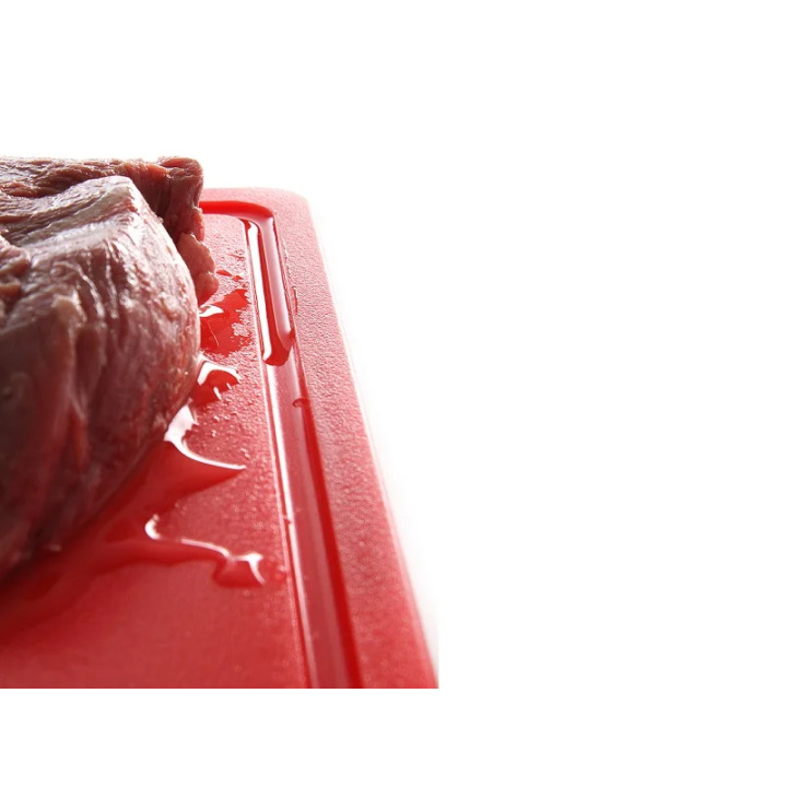 Deska polietylenowa HDPE do krojenia mięsa surowego, HACCP, czerwona, GN 1/2, HENDI 826119 Deska polietylenowa HDPE do krojenia mięsa surowego, HACCP, czerwona, GN 1/2, HENDI 826119