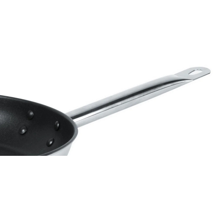 Patelnia nierdzewna z powłoką Dupont Platinum Plus, nieprzywierająca, 24 cm, poj. 2,3l, EXXENT 63331 Patelnia nierdzewna z powłoką Dupont Platinum Plus, nieprzywierająca, 24 cm, poj. 2,3l, EXXENT 63331