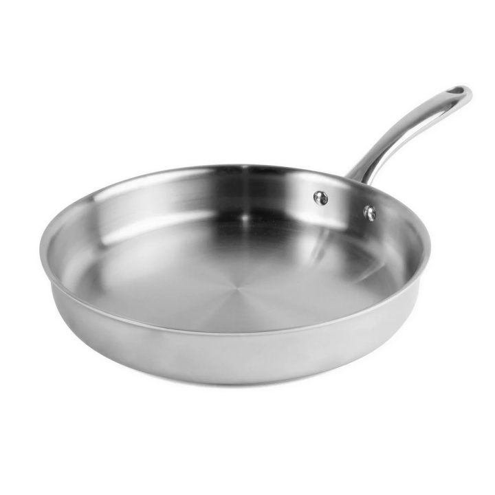 Patelnia ze stali nierdzewnej z uchwytem, 3-warstwowa, średnica 28 cm, pojemność 2,5 l, EXXENT 63342 Patelnia ze stali nierdzewnej z uchwytem, 3-warstwowa, średnica 28 cm, pojemność 2,5 l, EXXENT 63342