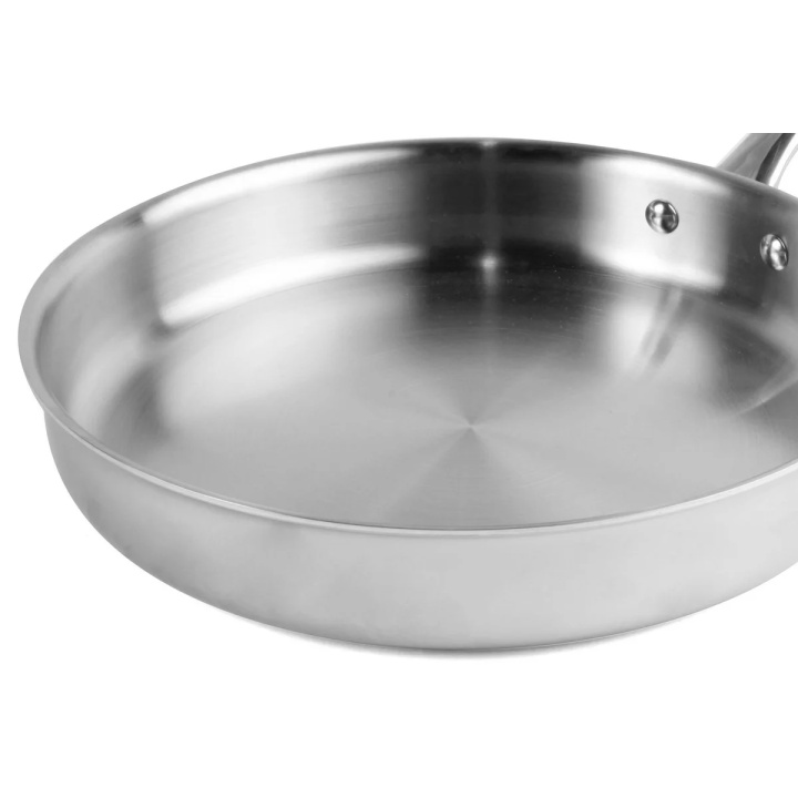 Patelnia ze stali nierdzewnej z uchwytem, 3-warstwowa, średnica 28 cm, pojemność 2,5 l, EXXENT 63342 Patelnia ze stali nierdzewnej z uchwytem, 3-warstwowa, średnica 28 cm, pojemność 2,5 l, EXXENT 63342
