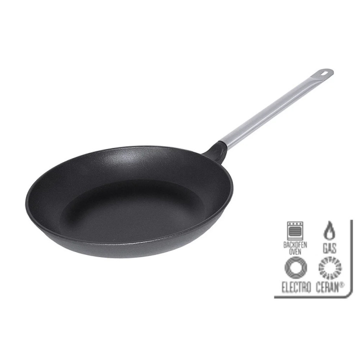 Patelnia Lyoneser do smażenia, nieprzywierająca, średn. 40 cm, okrągła, aluminiowa, model 5508/400 Patelnia Lyoneser do smażenia, nieprzywierająca, średn. 40 cm, okrągła, aluminiowa, model 5508/400
