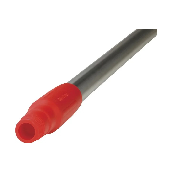Uchwyt ergonomiczny, styl ze stali nierdzewnej, czerwony, 1510 mm, VIKAN 29394
