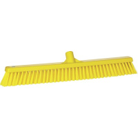 Miotła z dwoma rodzajami włosia, miękko-twarda, szerokość 610 mm, żółta, VIKAN 31946