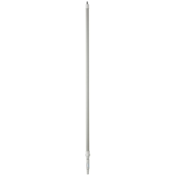 Aluminiowy styl teleskopowy z doprowadzeniem wody i szybkozłączką, biały, 1600-2780 mm, VIKAN 2973Q5