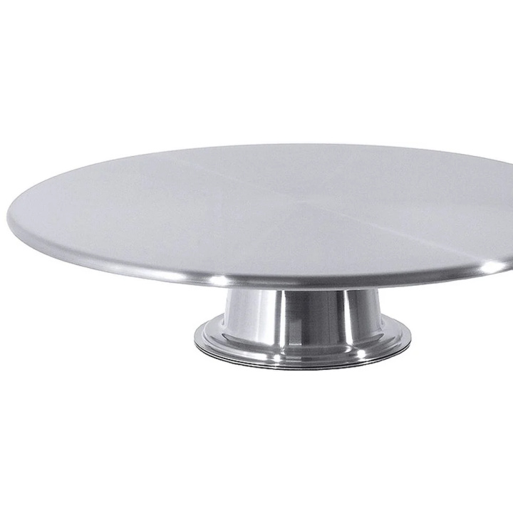 Patera ze stali nierdzewnej na tort, ciasto, obrotowa, średnica 30cm, wysokość 7,5cm, model 773/320 Patera ze stali nierdzewnej na tort, ciasto, obrotowa, średnica 30cm, wysokość 7,5cm, model 773/320
