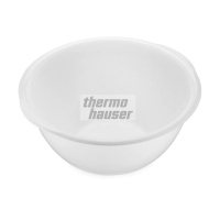 Miska kuchenna do mieszania, polietylenowa, poj. 1 l, okrągła, biała, THERMOHAUSER 3000239032