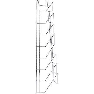Wieszak na 8 pokryw, uchwyt nierdzewny do pokrywek, szerokość 23 cm, chromowany, model 7568/680
