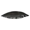 Taca owalna FUSION z melaminy czarna 24.5x6.5 cm, APS 84026