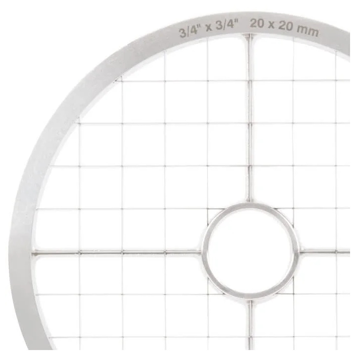 Kratka do cięcia w kostkę LOW 20x20 mm, do szatkownic RG-350, RG-400, HALLDE 37185