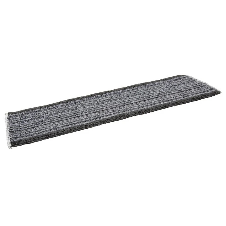 Mop DampDry 31, do czyszczenia na sucho lub wilgotno, na rzepy, szary, 600 mm, VIKAN 547660